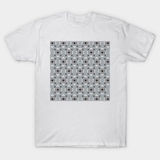 Pretty grey and black minimalist pattern T-Shirt